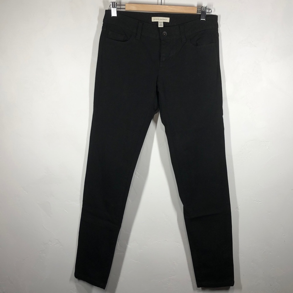 Banana Republic black skinny jeans size 2